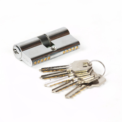 CK 6180 F Цилиндровый механизм 80 мм,  ключ/ключ (хром) #235373